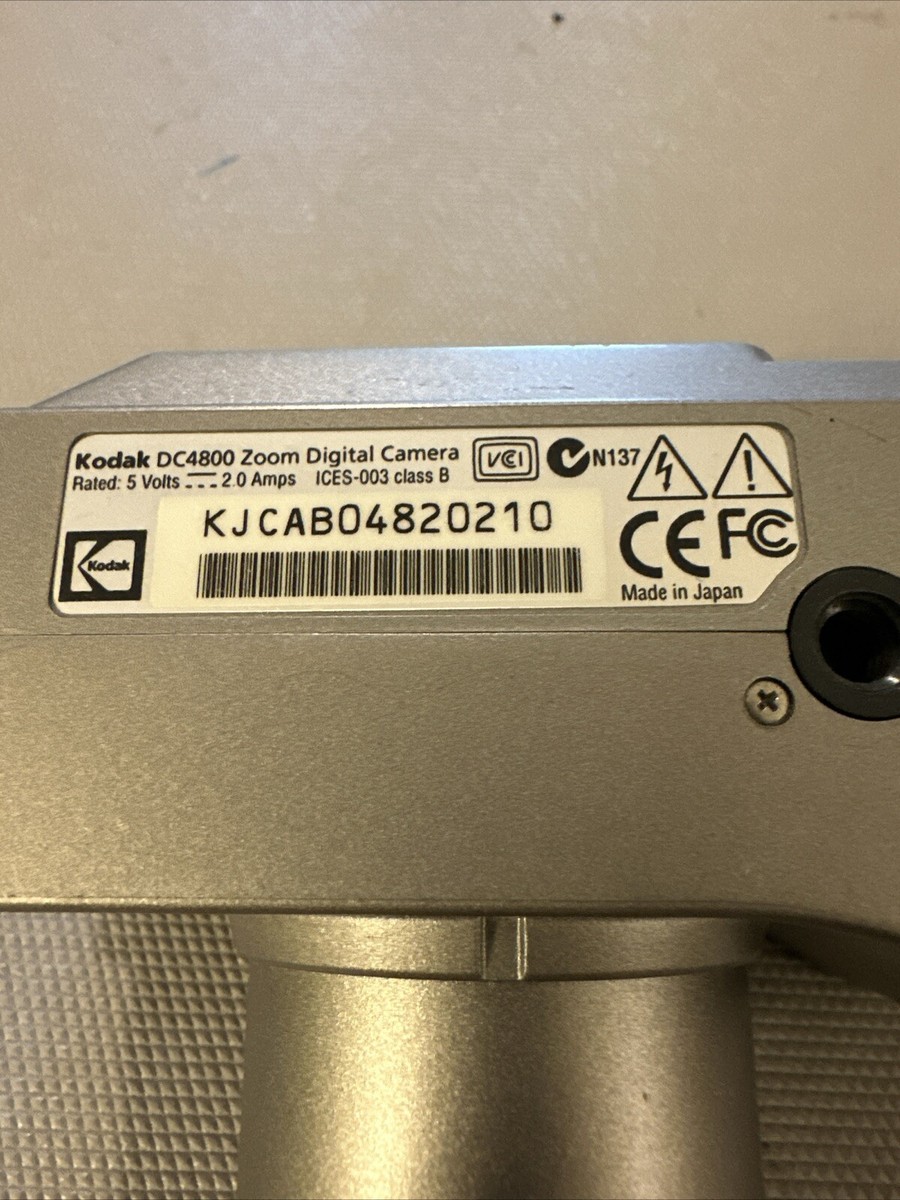 1月25日まで特別価格【kodak】DC4800【310万画素】 コダック 310万画素デジタルカメラ「DC4800 Zoom」