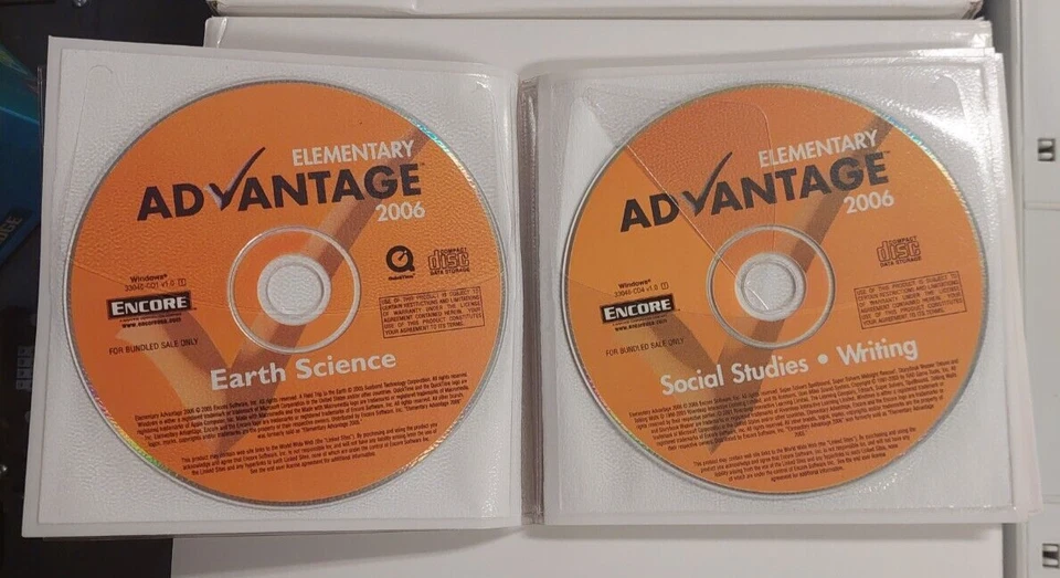 Home School Advantage Elementary 2006 6 CD Learning Software Windows Reading - Image 3 of 4