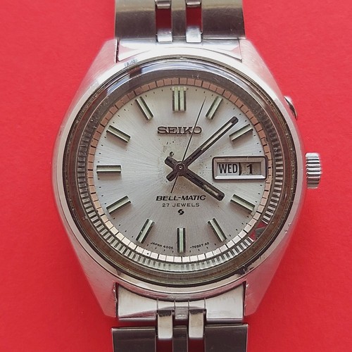 Seiko Bell-Matic watch 1970 Alarm 