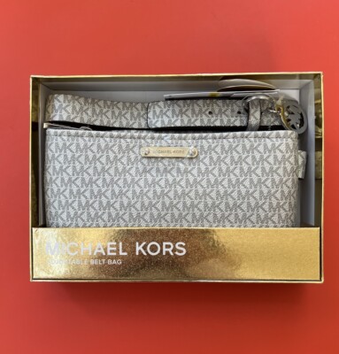Michael Kors Women\'s white Jet Set Fanny Pack Belt Size (S/M) Amazon.com | Michael Kors Women main image 2