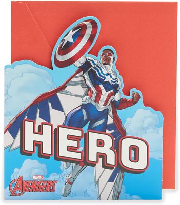 Captain America Design Marvel The Avengers Geburtstagskarte für Ihn
