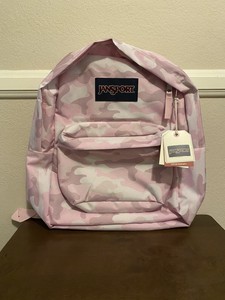 jansport pink camo backpack