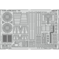 MW22 Eduard 72674 P-61B Exterior 1/72 Pe Set For Hobby Boss