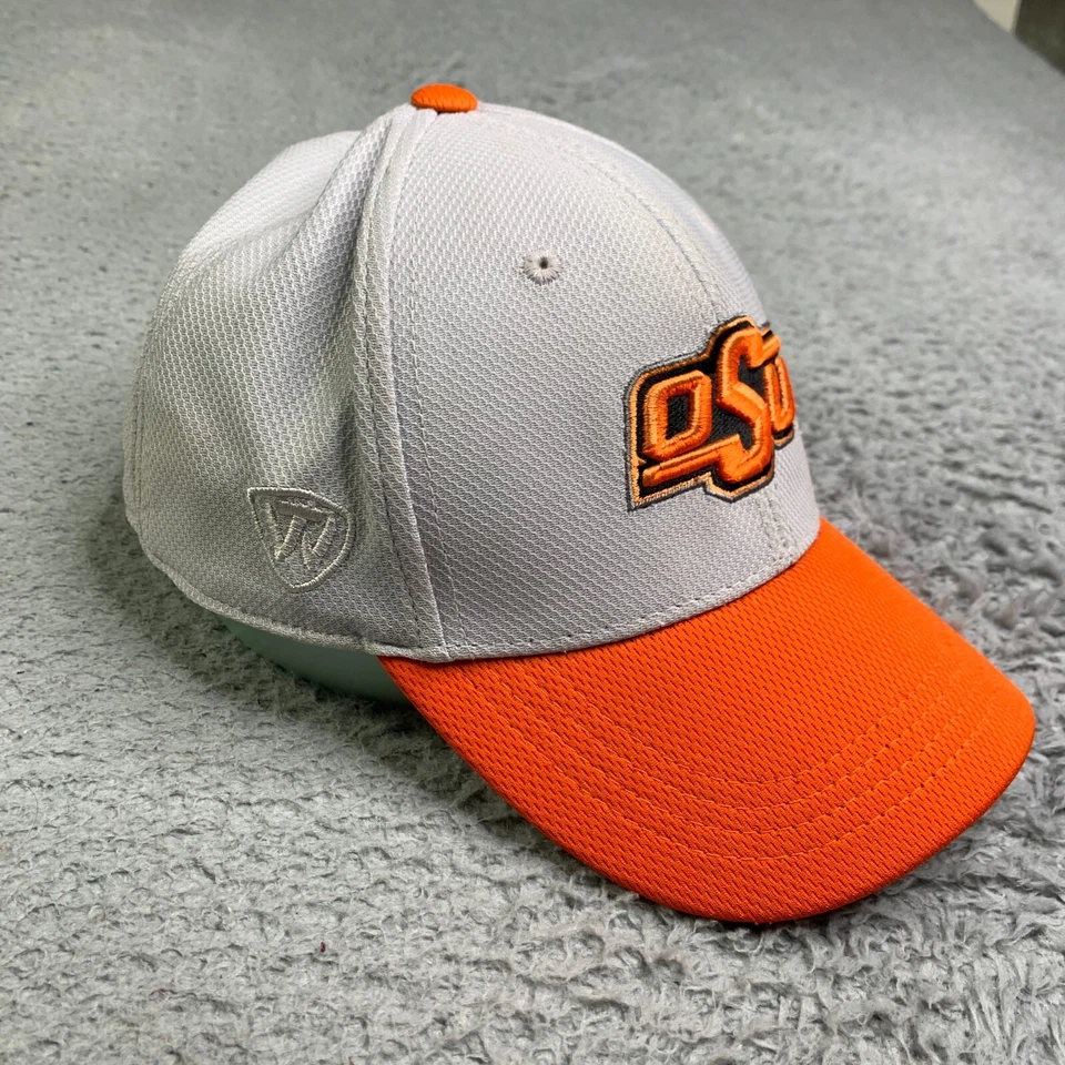 OSU Oklahoma State Cowboys Gorra Juvenil Ajustada 6 1/2 a 6 7/8 Gris Foto 3 de 4