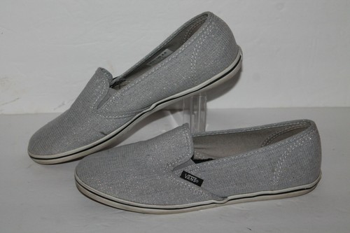 gray sparkly vans
