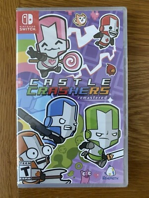 CASTLE CRASHERS REMASTERED NINTENDO SWITCH GAME BRAND NEW FACTORY SEALED ESRB T