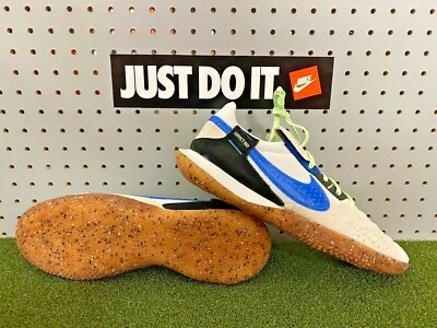 Nike Streetgato Men's Size White Blue Indoor Street Soccer Shoes