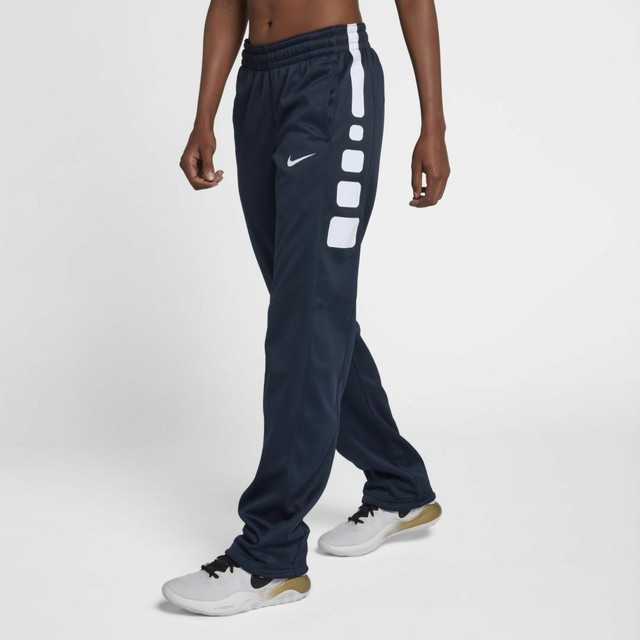 Nike Basketball Pants Womens 3XL Navy Blue New Dri Fit Elite Loose Fit Training | eBay