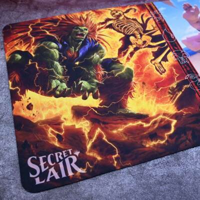 OnOFF mtg playmat 虎の影、百合子 プレイマット OnOFF mtg playmat 虎