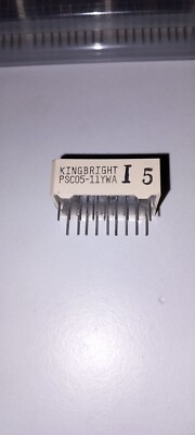 10 Stück KINGBRIGHT LED 16-segmentig , PSC05-11YWA  ( 8a )