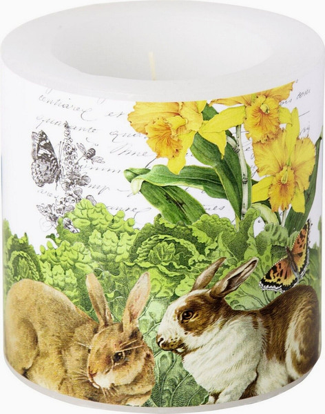 Kerze Windlicht Ø 7,5 Cm H 8 Cm Hasen Hare Cabbage Ihr Ideal Home Range-image