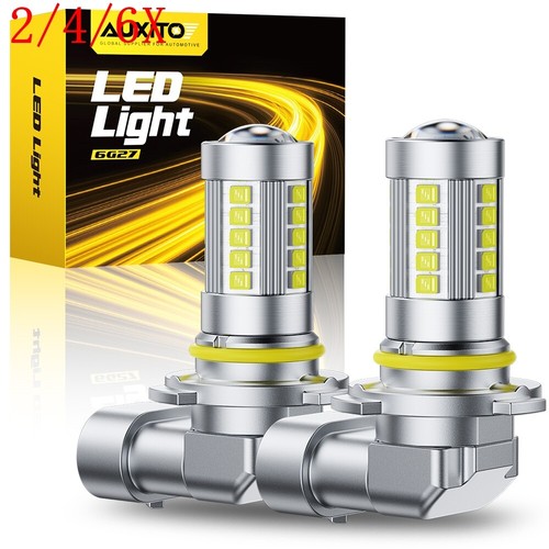 2/4/6X AUXITO 9145 9140 H10 LED Fog Driving Light Bulbs Super White 5000LM 6500K