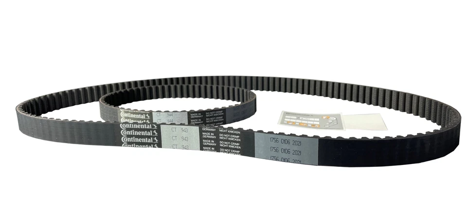 2 CONTINENTAL ZAHNRIEMEN CT957 + WAPU FÜR AUDI SEAT SKODA VW GOLF 5 POLO 1.4 16V - Bild 3 von 4