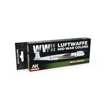 AK Interactive RCS102 - WWII Luftwaffe Mid-War Colors SET - Neu