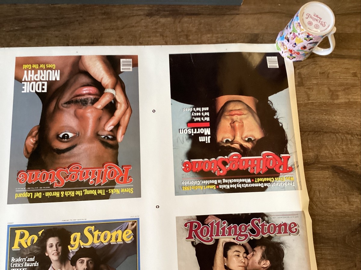 Rolling Stone Magazine Cover Montage Poster Jim Morrison John