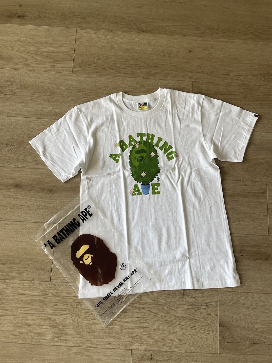 【A BATHING APE】MILITARY PRINT TEE 要在庫確認 A Bathing Ape BAPE White Bonsai Tree College Tee Multiple