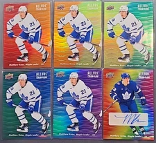 2023-24 Allure Matthew Knies Full Rainbow Auto + Color Flow Set CF-2 - SET Of 6