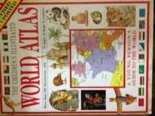 The Childrens Illustrated World Atlas - Hardcover By Perham, Molly - GOOD