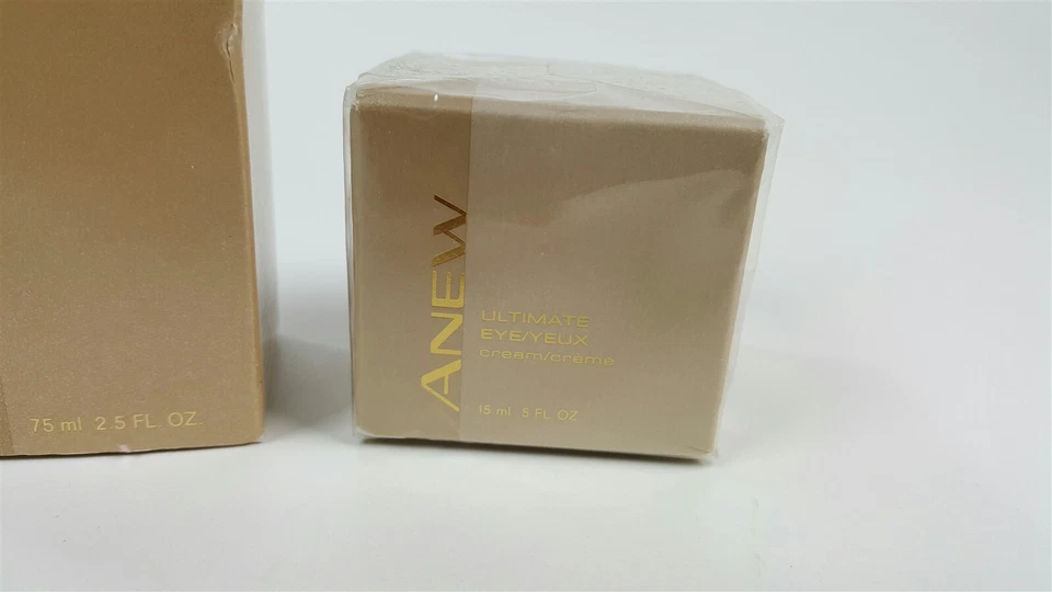 Lot of 2 Avon Anew Ultimate Mask + Ultimate Eye - Factory Sealed - Image 2 of 3