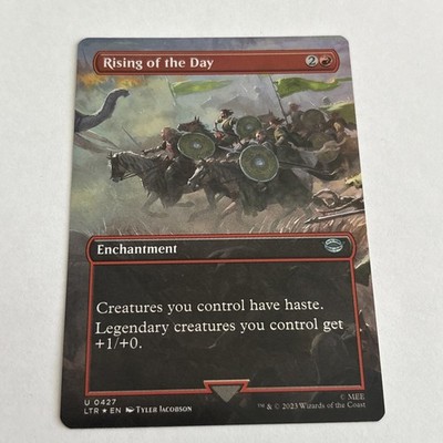 Rising of the Day Foil Universes Beyond: Lord of the Rings 0427 Uncommon