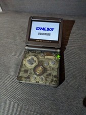 Clear GameBoy Advance SP V3.0 IPS LCD Custom Handheld Console Nintendo USA Built