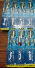 lot of 7 Oral-B Complete Deep Clean Bacteria Blast Toothbrush Medium 2 for each