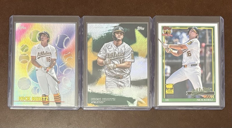 Nick Kurtz All Star and Series 2 Rookie Card Set