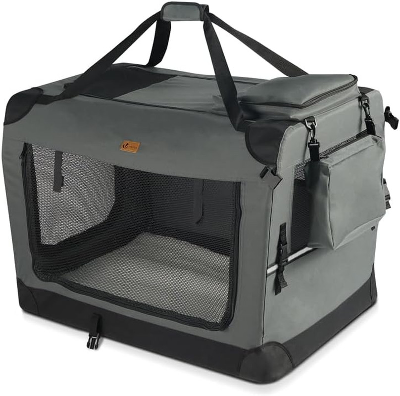 Trasportino Cane Gatto Borsa Morbida con Materasso Estraibile - Viaggi Relax