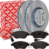 febi Bremsscheiben 284Mm + BelÄGe Vorne Passend FüR Opel Combo Fiat Doblo 263