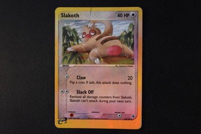Slakoth 45/109 Ruby and Sapphire Reverse Holo