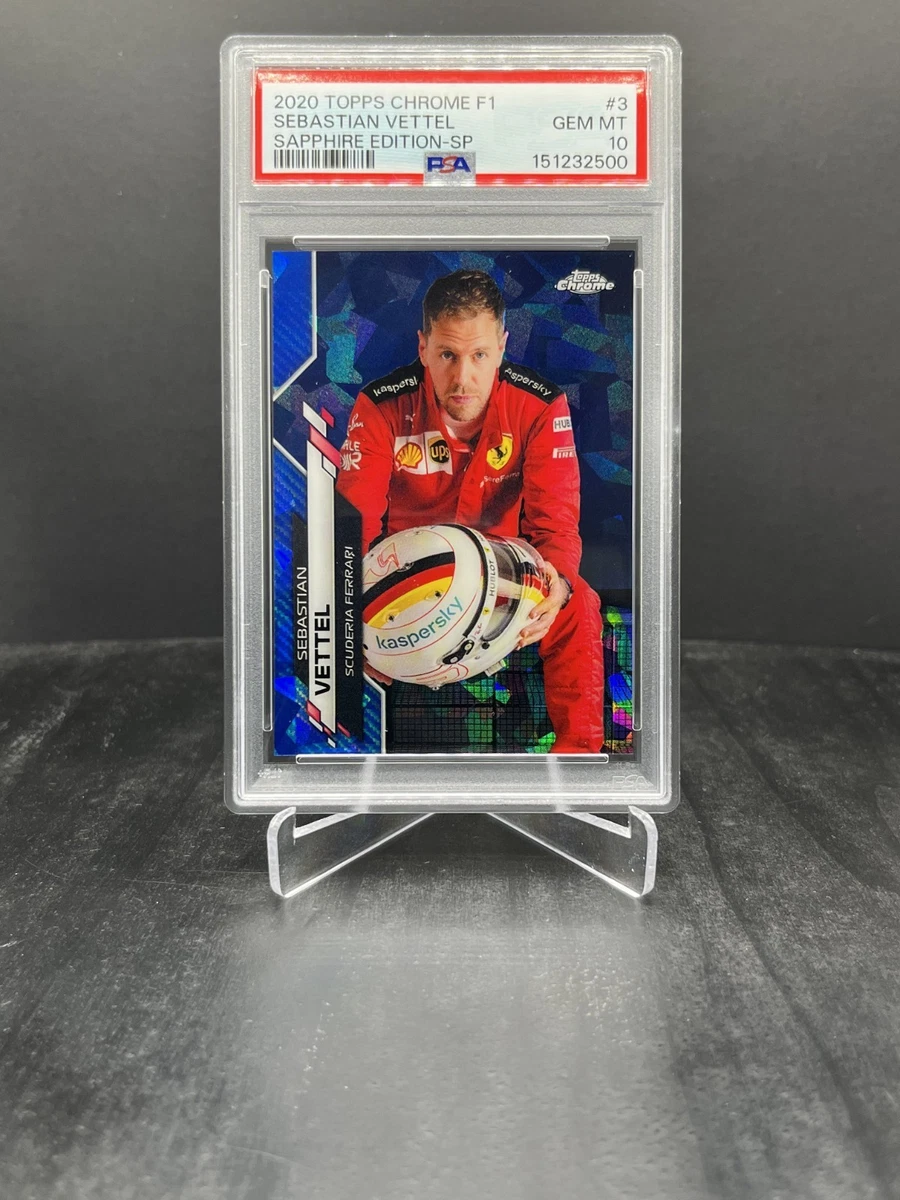 2020 topps chrome sapphire f1 角田　psa9 初公開】 Topps Chrome F1® Sapphire Edition 💎 角田裕毅のカードも
