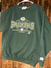 Vintage 90  s Green Bay Packers Logo Athletic Pullover Sweatshirt Men  s M NFL    
