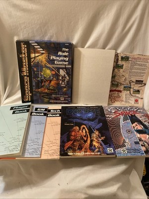 Space Master I.C.E. Role Playing Game RPG Set + 2 Companion Books Dark & Cyber