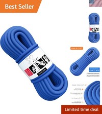 Lightweight Double Braid Climbing Rope - 32ft to 1000ft  Tough, Reliable  Safe