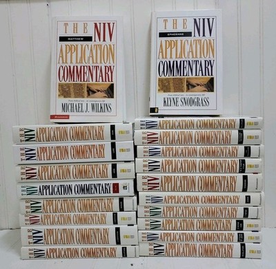 Complete NT Set THE NIV APPLICATION COMMENTARY 20 Books All New Testament Guides