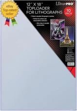 12" X 18 Protective Toploader for Lithographs 10 Ct