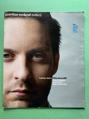 WEEKEND 11-May-2013 TOBEY MAGUIRE Olivia Colman Chelsea Flower Show Cleo Rocos