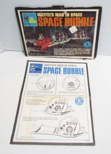 MAJOR MATT MASON 1968 ORIGINAL INSTRUCTIONS BOX LID for SPACE BUBBLE MATTEL