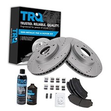 Front Performance Brake Pad  Rotor Kit, with Chemical Kit Semi-Metallic