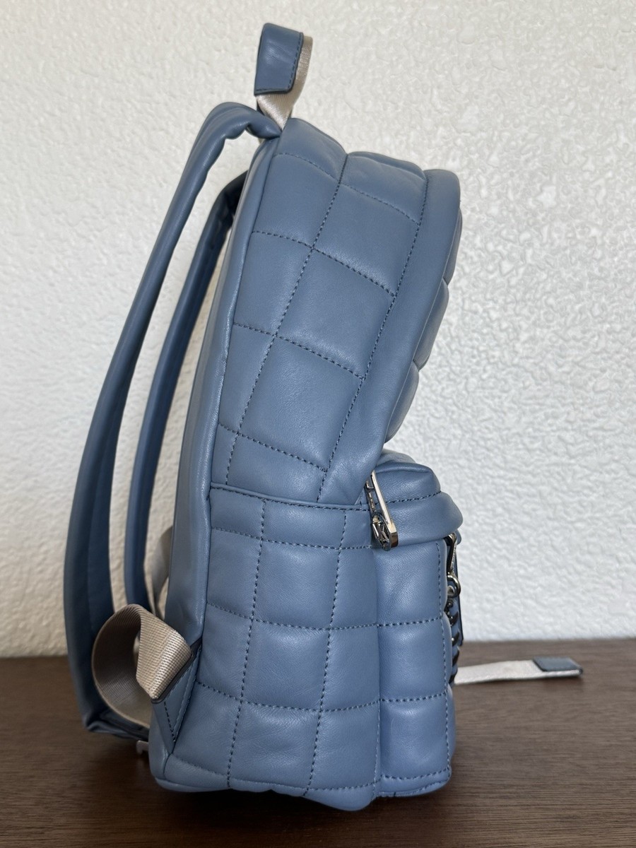 Michael Kors /  Backpack Slater MD Pale Blue Michael Kors Womens Kenly Medium Adina Backpack, Pebbled  main image 4