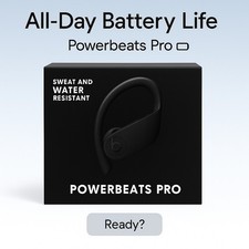 Beats by Dr. Dre Powerbeats Pro Wireless Bluetooth Earbuds Headphones Black