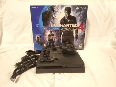 Sony PlayStation 4 Slim Video Game Console PS4 500GB Uncharted 4Bundle CUH-2015A