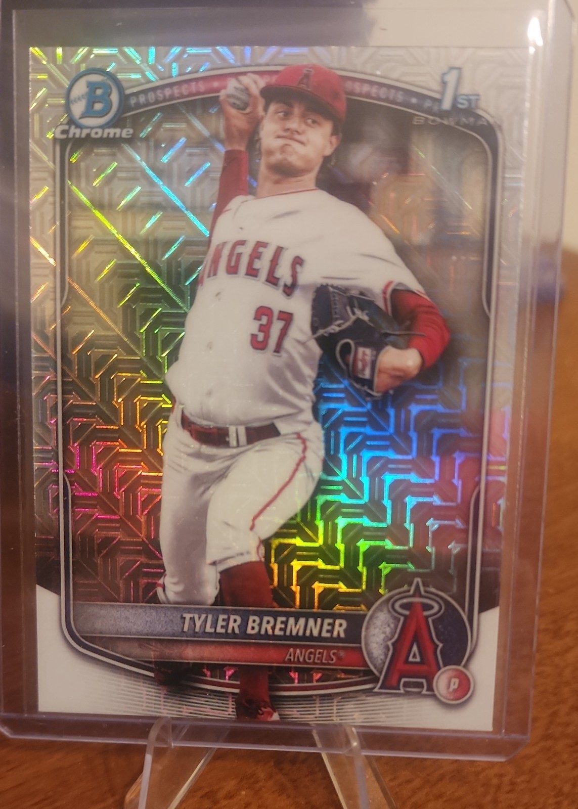 2025 Bowman Draft - Chrome Tyler Bremner #BDC-37 Mojo Refractor (RC)