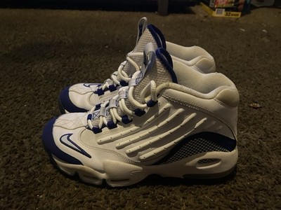 Size 6.5Y Nike Air Max Griffey Max 2 White Royal Blue 443957-401  