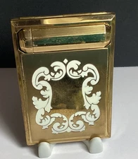 VINTAGE RICHARD HUDNUT MIRROR POWDER COMPACT W/LIPSTICK MADE IN USA