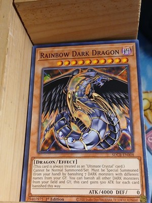 Rainbow Dark Dragon SDCB-EN008 Structure Deck: Legend of the Crystal Beasts 1st