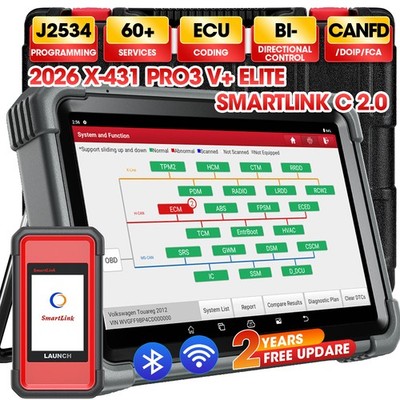 LAUNCH X431 PRO3S+ ELITE PAD 7 PRO5 OBD2 Diagnosegerät ALL SYSTEM J2534 Programm