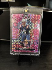 2024 Panini Mosaic Christian Gonzalez Pink Camo #154