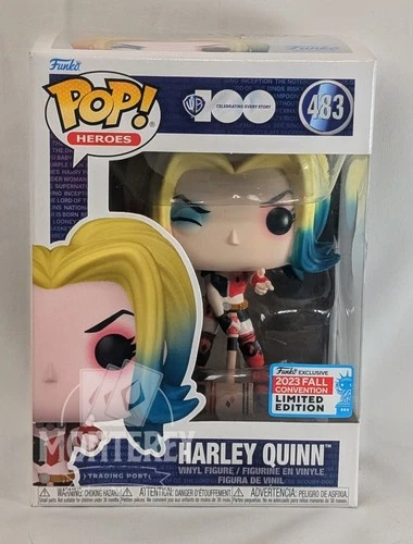 Funko Pop! DC Comics Harley Quinn Winking #483 Fall Convention 2023 New Limited