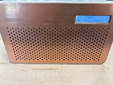Goodmans Portable DAB Digital & FM Radio in Copper